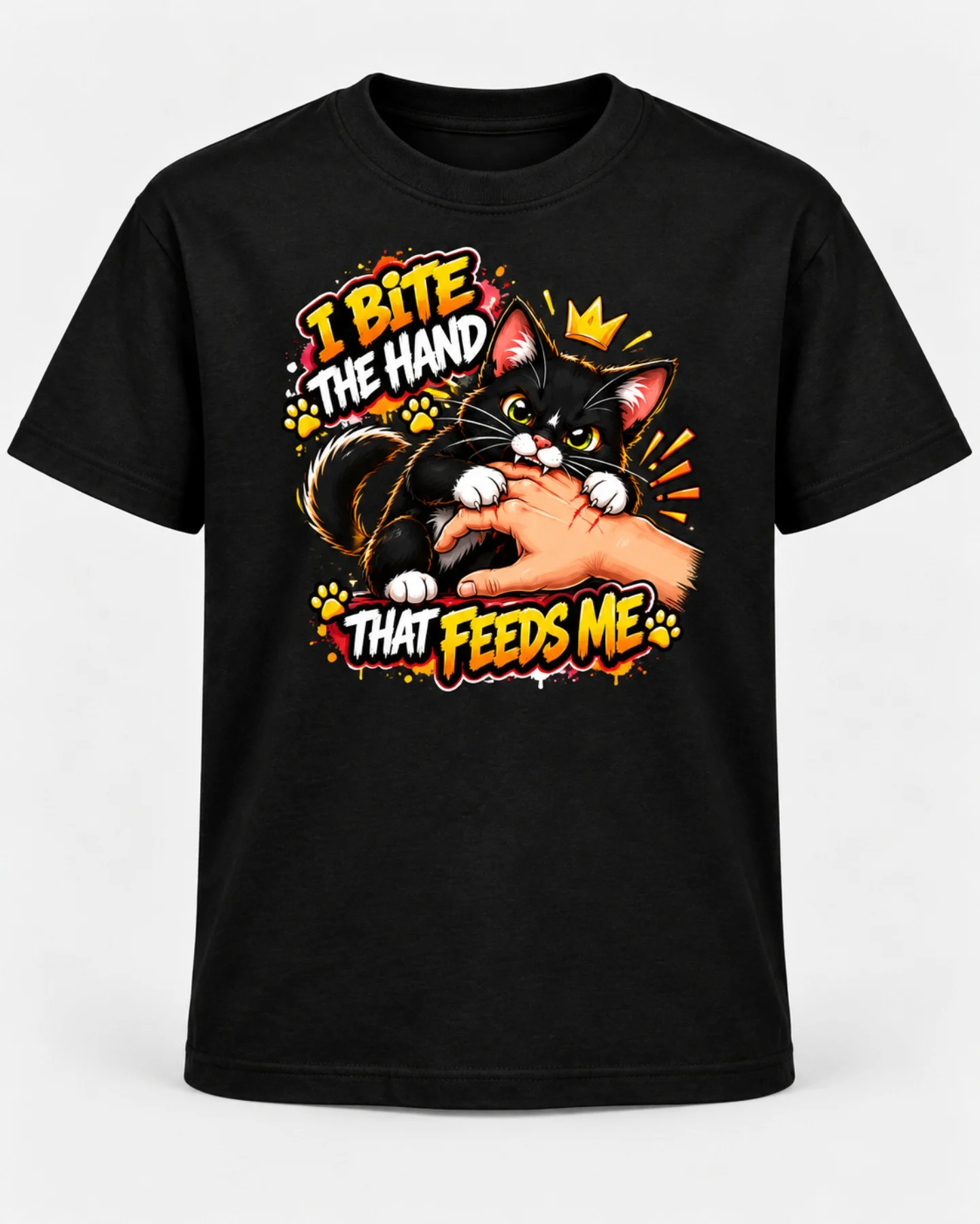 Toung Un · I Bite the Hand That Feeds Me Tee